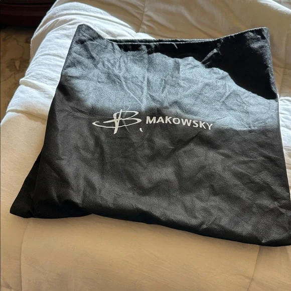 B. Makowsky  Red Leather Crossbody Bag - Picture 15 of 15